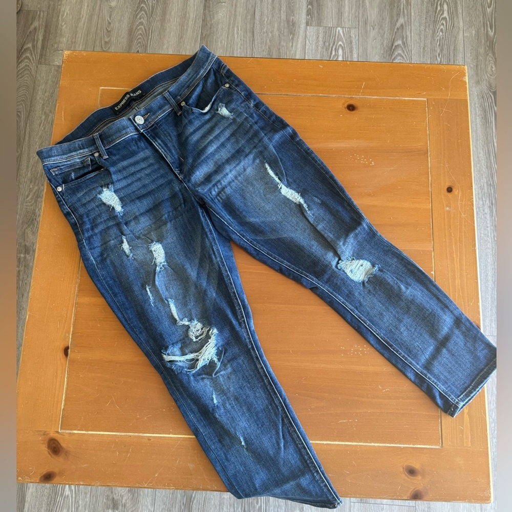 Express cropped mid rise leggings